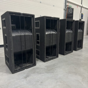 2x Sound Projects SP3M-B 15" powered
